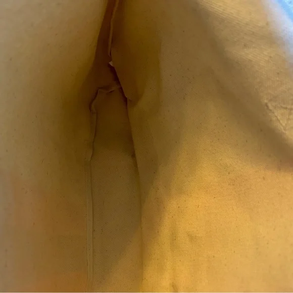 John Hardy Brown & Orange Striped Canvas Tote Bag NWOT - Picture 2 of 10